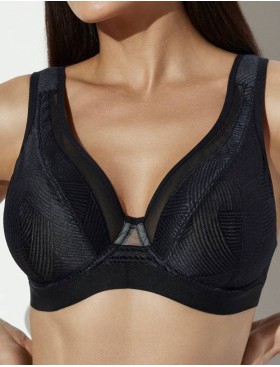 Бюстгальтер бралетт Ava COMFORT 2307 M black, Цвет: черный, Размеры: 100B