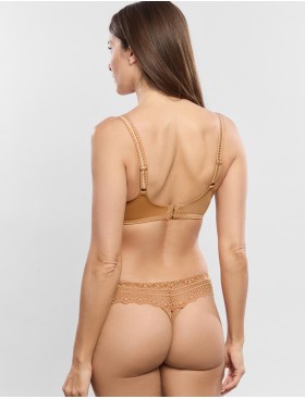 Кружевные стринги Empreinte 01151 CASSIOPEE голд, Цвет: голд, Размеры: M, изображение 3