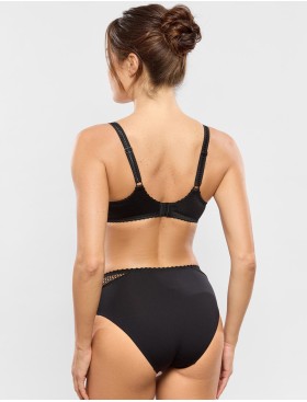 Бюстгальтер мягкий Empreinte 07233 LUNA чёрный, Цвет: чёрный, Размеры: 100E, изображение 3