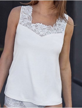 Майка на широких бретелях Janira ANGIE 1040232 white, Цвет: white (белый), Размеры: L
