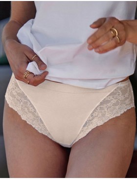 Трусы слипы Janira COTTON BAND Milano Glam 1032404 dune, Цвет: dune (песочный), Размеры: L