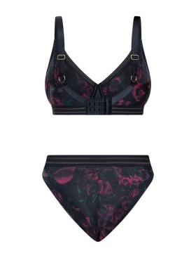 Трусики стринги Kris Line BLOSSOM stringshorts, Цвет: черный+сиреневый, Размеры: M, изображение 8