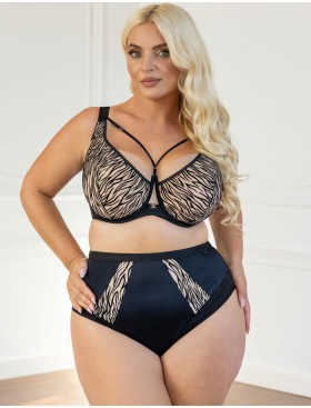 Бюстгальтер с мягкой чашкой Kris Line QUEEN soft lace, Цвет: черный, Размеры: 65F, изображение 4