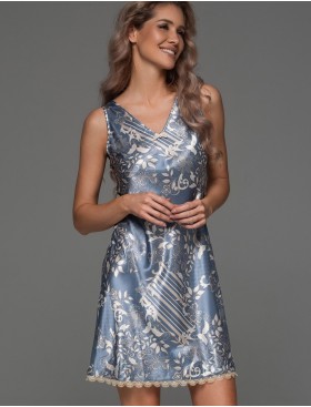 Сорочка на широких бретелях Mia-Amore JANE 4651, Цвет: мультицвет, Размеры: 4XL