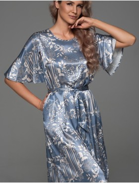 Шелковая туника с поясом Mia-Amore JANE 4657, Цвет: мультицвет, Размеры: 2XL/3XL, изображение 3