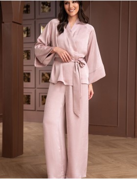 Пижама с широкими брюками Mia-Amore SMOKY ROSE 9015, Цвет: розовый, Размеры: 3XL