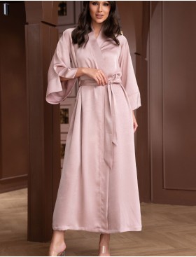 Длинный халат-кимоно Mia-Amore SMOKY ROSE 9019, Цвет: розовый, Размеры: L/XL, изображение 3