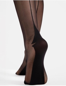 Чулки Fiore 4064/О FEMME FATALE 20 den, Цвет: black, Размеры: 4, изображение 4