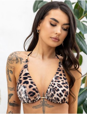 Пляжный бюст шторка Kris Line MAUI brabikini, Цвет: леопард, Размеры: M, изображение 3