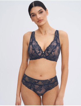Бюстгальтер на большую грудь Alles INDIGO AFFAIR M Plus bralette темно-синий, Цвет: темно-синий, Размеры: 65I, изображение 4