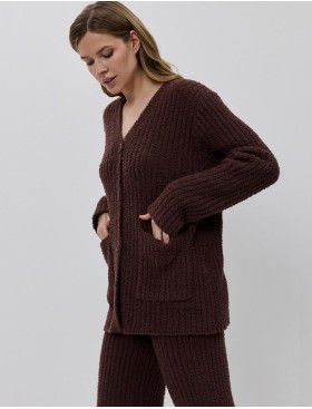 Женский комплект с брюками Aruelle BLAIR SET, Цвет: коричневый, Размеры: XS