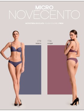 Комплект Infiore MICRONOVECENTO топ+бразилиана 4332 ОЗ27 nougat, Цвет: nougat (пыльная слива), Размеры: 70B, изображение 4