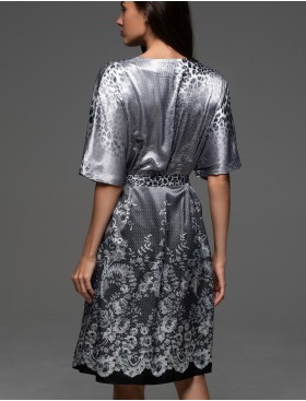 Туника из натурального шелка Mia-Amore KARMELITA 4717, Цвет: мультицвет, Размеры: 4XL/5XL, изображение 4