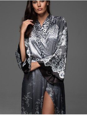Длинный домашний халат Mia-Amore KARMELITA 4739, Цвет: мультицвет, Размеры: 2XL/3XL, изображение 3