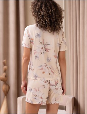 Пижама футболка с шортами Mia-Amore NYMPHEA 5844, Цвет: пастельный, Размеры: 2XL, изображение 2