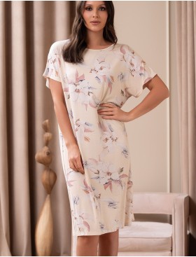 Сорочка средней длины Mia-Amore NYMPHEA 5845, Цвет: пастельный, Размеры: 2XL
