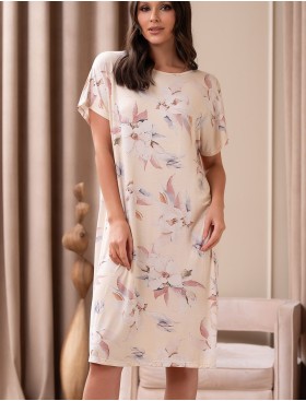 Сорочка средней длины Mia-Amore NYMPHEA 5845, Цвет: пастельный, Размеры: 2XL, изображение 4