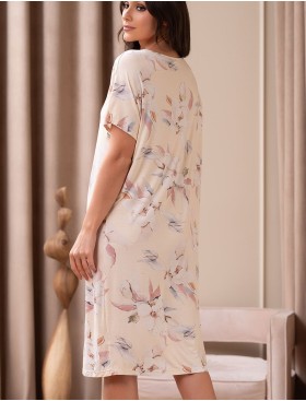 Сорочка средней длины Mia-Amore NYMPHEA 5845, Цвет: пастельный, Размеры: 2XL, изображение 2
