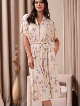 Халат на пуговицах Mia-Amore NYMPHEA 5847, Цвет: пастельный, Размеры: 2XL, изображение 3