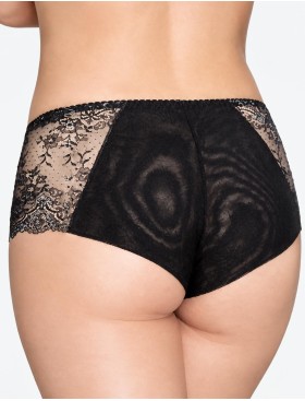 Трусы бразилиана высокие Akcent SIZE PLUS 006, Цвет: черный, Размеры: 2XL, изображение 2