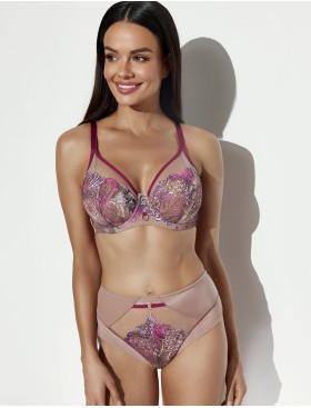 Трусы слипы Ava DIVINE 2271 figi nude wine, Цвет: какао, Размеры: 3XL, изображение 3