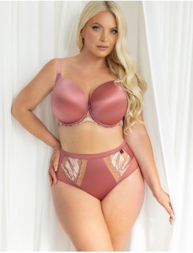 Высокие трусы Kris Line LIZA high waist пудра, Цвет: пудра, Размеры: M, изображение 3