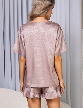 Пижама из блузки и шорт Mia-Amore FLORENCE 2351, Цвет: карамель, Размеры: XL, изображение 4