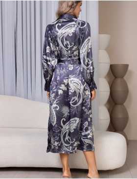 Длинное платье-рубашка Mia-Amore JULIET 4907 черника, Цвет: черника, Размеры: XL, изображение 3