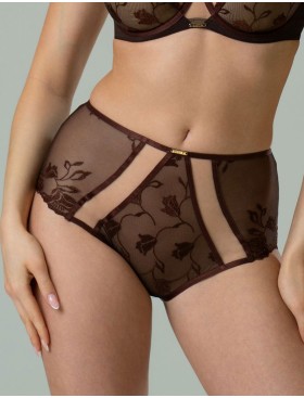Трусы высокие Subtille RACHEL CHOCO high-waist, Цвет: шоколадный, Размеры: L