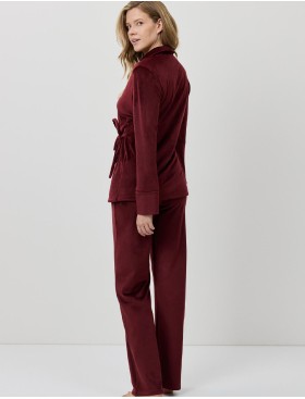 Велюровый женский костюм Aruelle CLARET SET, Цвет: бургундское вино, Размеры: S, изображение 3