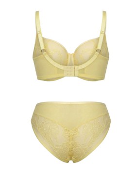 Бюстгальтер мягкий балконет Kris Line LIMONCELLO half cup soft лимон, Цвет: лимон, Размеры: 75H, изображение 6