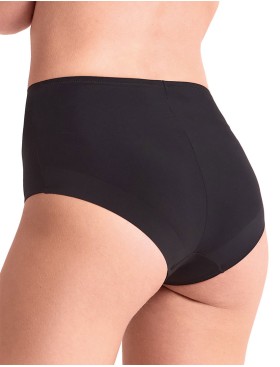 Бесшовные трусы с высокой талией Lormar FREE slip nero, Цвет: nero (черный), Размеры: M, изображение 3