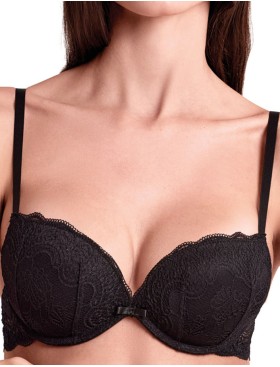 Бюстгальтер двойной пуш-ап Lormar DOUBLE PIZZO nero, Цвет: nero (черный), Размеры: 80B