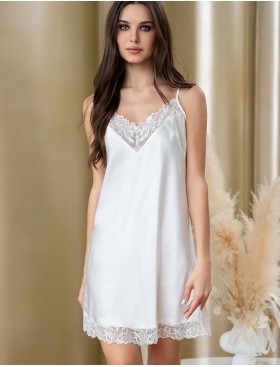 Сорочка шелковая Mia-Amore AMANDA 3630 белый, Цвет: белый, Размеры: 2XL, изображение 4