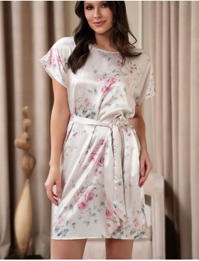 Туника шелковая Mia-Amore FELICIA 9043, Цвет: молочный, Размеры: 2XL/3XL, изображение 3