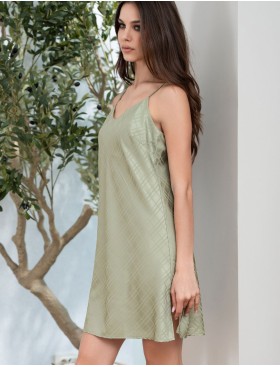 Сорочка с жаккардовым узором Mia-Amore TOSCANA 9070, Цвет: оливковый, Размеры: 3XL, изображение 4