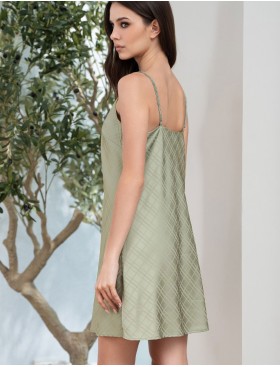 Сорочка с жаккардовым узором Mia-Amore TOSCANA 9070, Цвет: оливковый, Размеры: 3XL, изображение 2