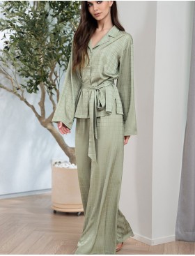 Пижама-двойка с брюками Mia-Amore TOSCANA 9077, Цвет: оливковый, Размеры: 3XL, изображение 3