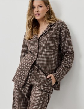 Фланелевая пижама Aruelle MIRELLA, Цвет: коричневый, Размеры: XL, изображение 4