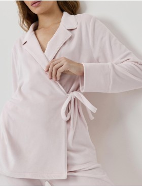 Велюровый женский костюм Aruelle POLINE SET, Цвет: светло-розовый, Размеры: XS, изображение 4