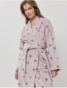Халат длинный Aruelle ROSA, Цвет: светло-розовый, Размеры: M