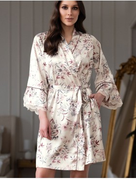 Короткий халат-кимоно Mia-Amore LORALINE 4983, Цвет: мультицвет, Размеры: S/M