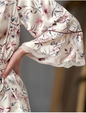 Короткий халат-кимоно Mia-Amore LORALINE 4983, Цвет: мультицвет, Размеры: S/M, изображение 2