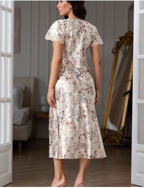 Свободная длинная сорочка Mia-Amore LORALINE 4988, Цвет: мультицвет, Размеры: M, изображение 3