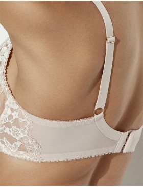 Бюстгальтер полумягкий с кружевом Ava FLAWLESS 2293 PU beige, Цвет: телесный, Размеры: 105C, изображение 2
