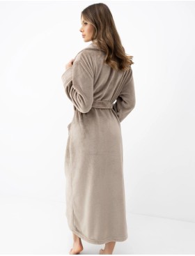 Плюшевый халат женский Sensis MARRON, Цвет: коричневый, Размеры: 2XL, изображение 3