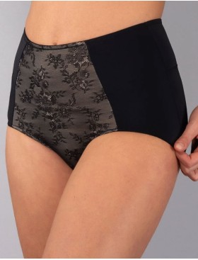 Трусы слипы высокие Verde Veronica DR39 nero, Цвет: nero (черный), Размеры: XL, изображение 3