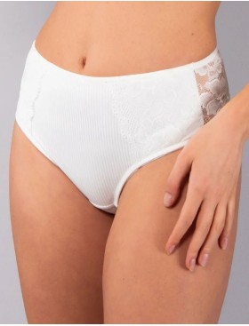 Завышенные трусы бразилиана Verde Veronica AR37 milk, Цвет: milk (молоко), Размеры: M, изображение 3