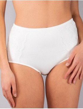 Высокие трусы слипы Verde Veronica AR39 milk, Цвет: milk (молоко), Размеры: XL