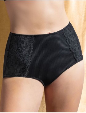 Высокие трусы слипы Verde Veronica AR39 nero, Цвет: nero (черный), Размеры: M
